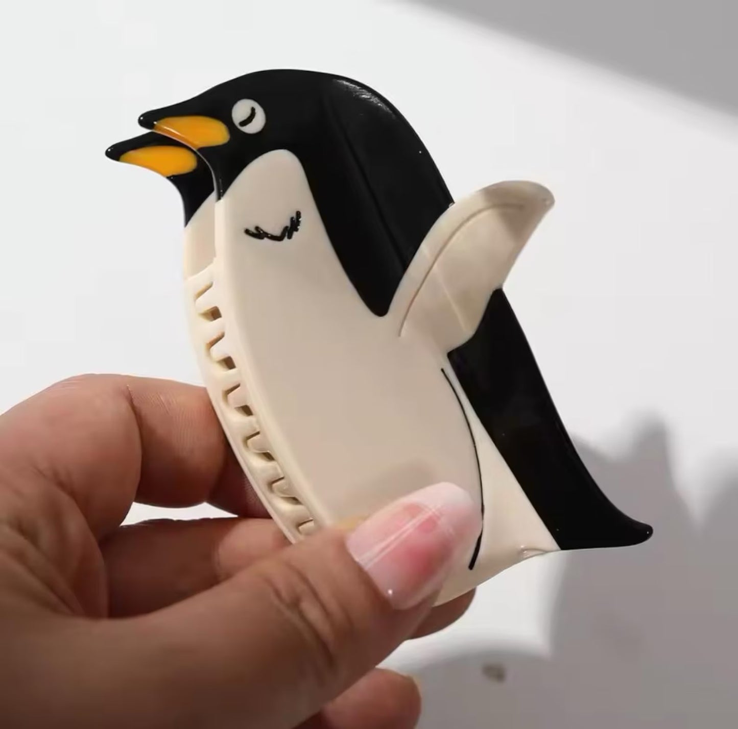 1 piece penguin hair claw clip|hair clip|barrette|hair accessories
