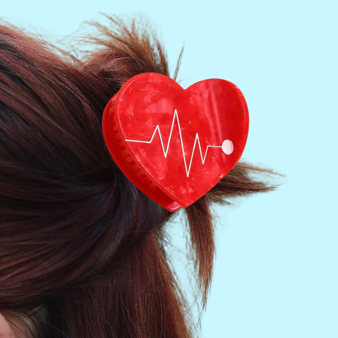 1 piece heart hair claw clip|hair clip|barrette|hair accessories