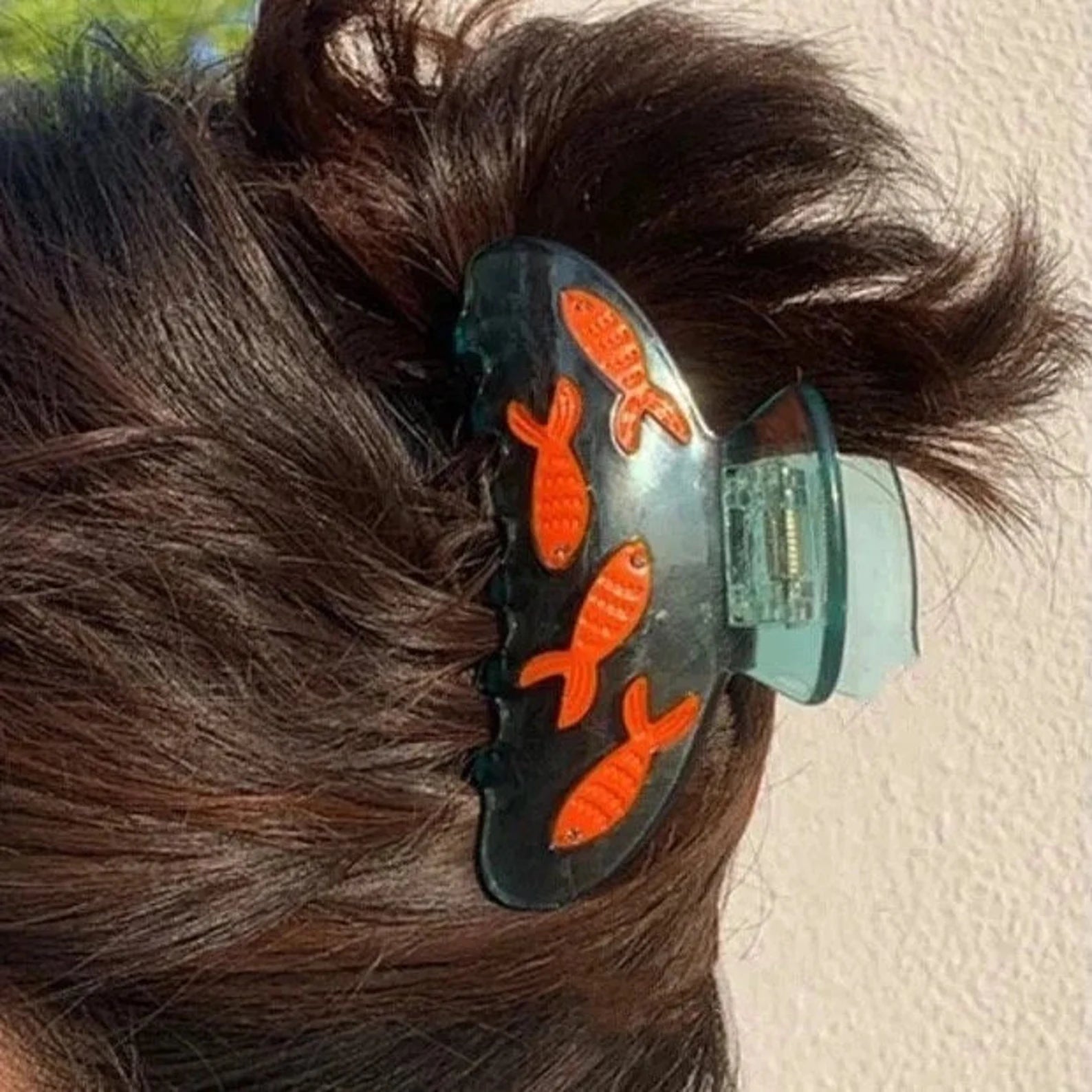 fish hair accessories 1 piece fish bowl Hair claw clip|hair clip|barrette|hair accessories