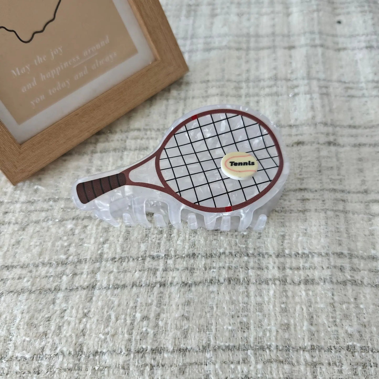 1 piece tennis hair claw clip|hair clip|barrette|hair accessories