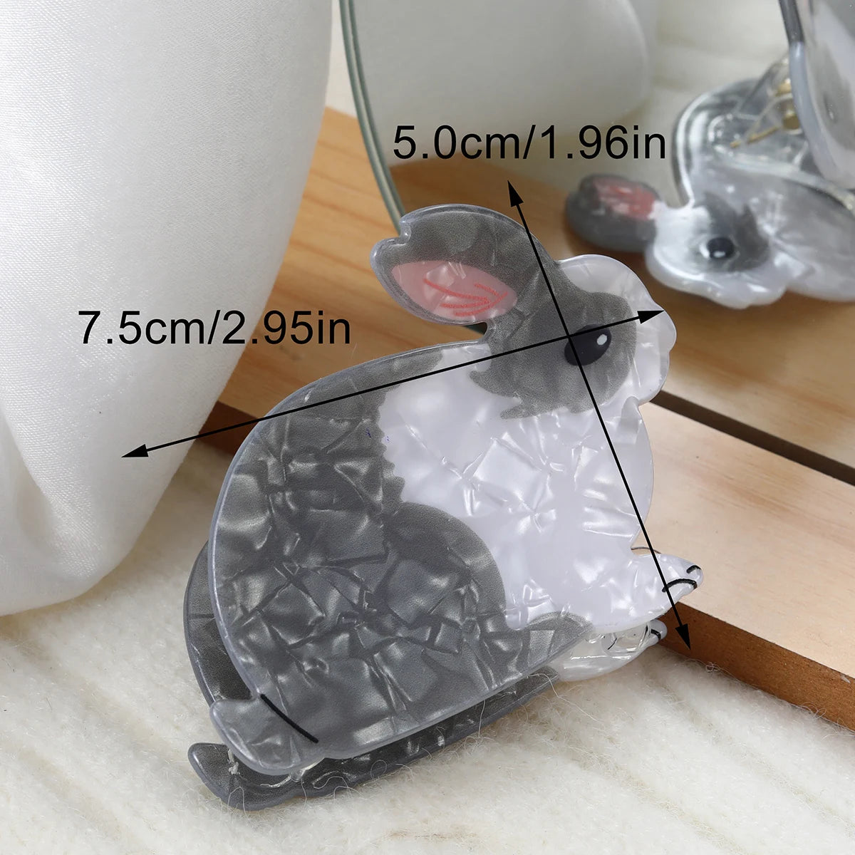 1 piece rabbit/bunny hair claw clip|hair clip|barrette|hair accessories