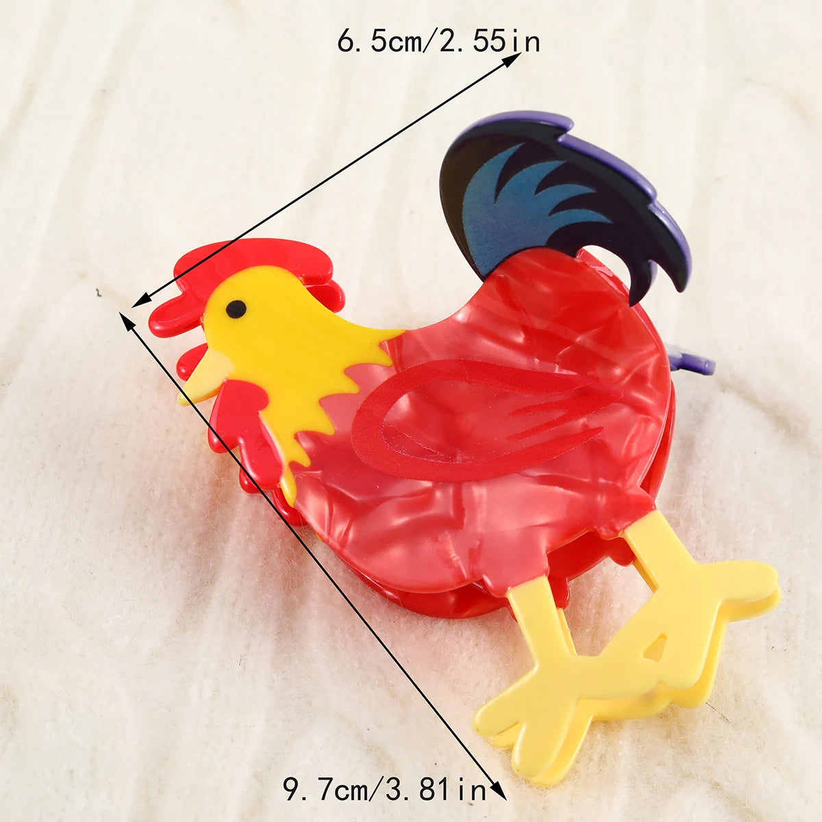 1 piece roaster hair claw clip|hair clip|barrette|hair accessories