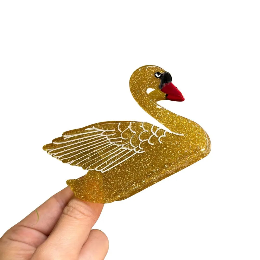 1 piece swan hair claw clip|hair clip|barrette|hair accessories