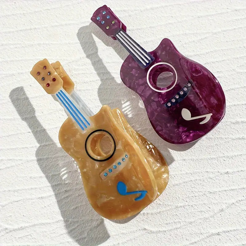 1 piece guitar hair claw clip|hair clip|barrette|hair accessories