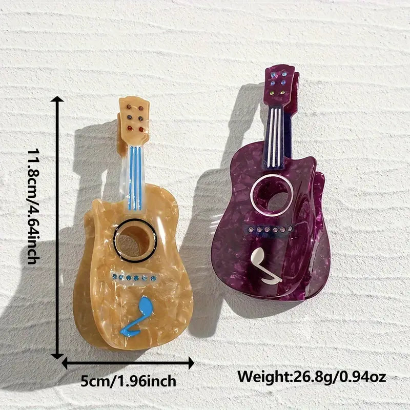 1 piece guitar hair claw clip|hair clip|barrette|hair accessories