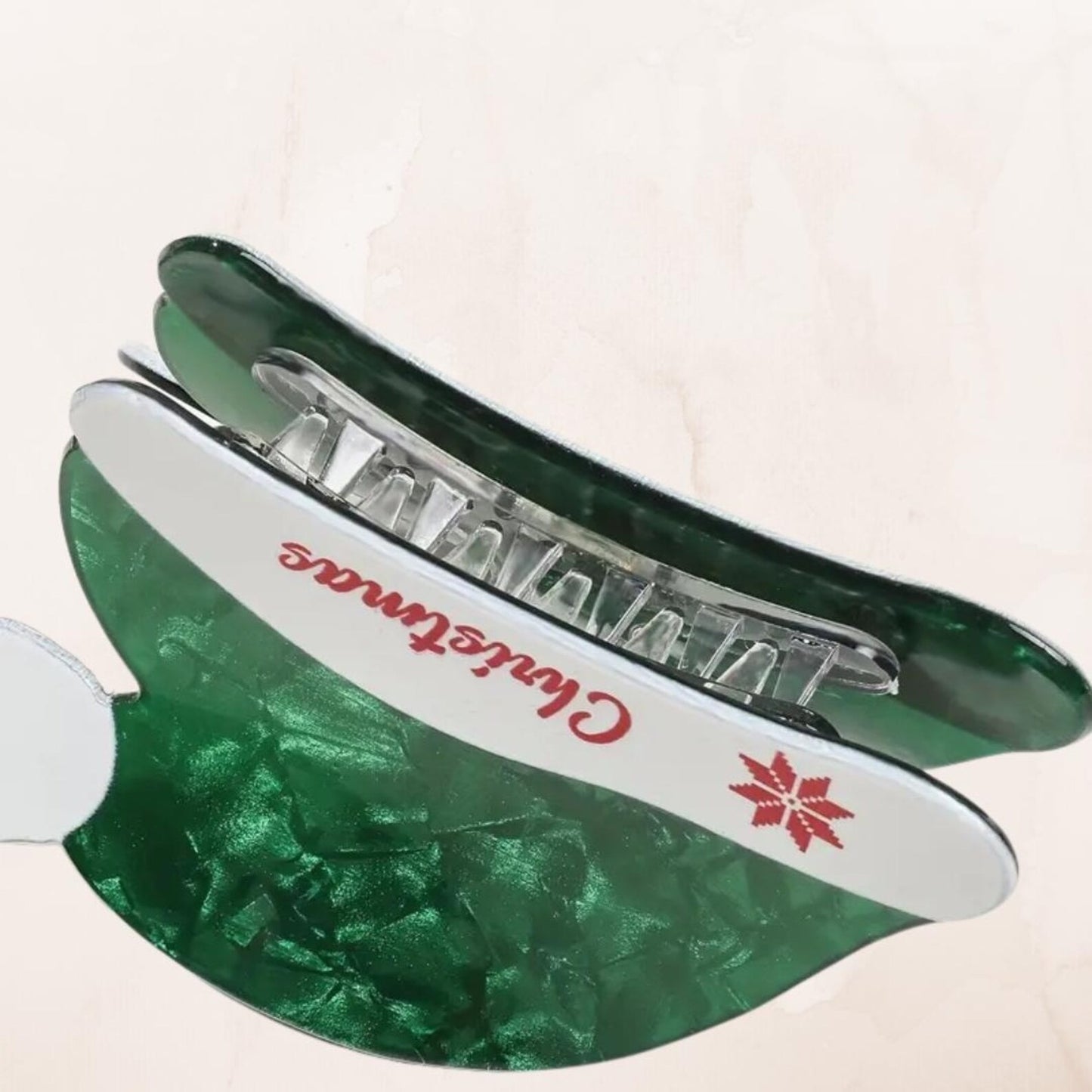 1 piece santa hat hair claw clip|hair clip|barrette|hair accessories