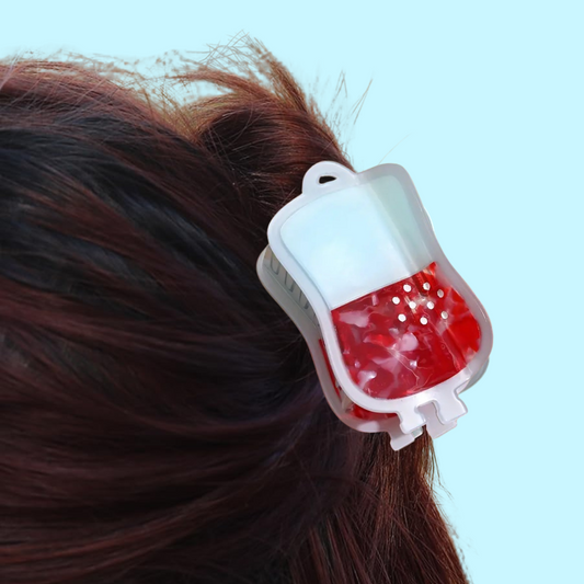 1 piece blood bag hair claw clip|hair clip|barrette|hair accessories