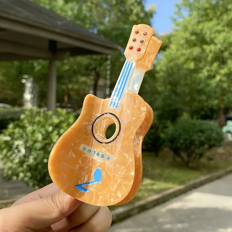 1 piece guitar hair claw clip|hair clip|barrette|hair accessories