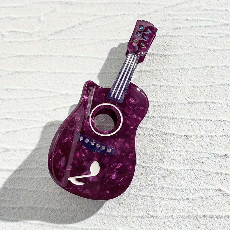 1 piece guitar hair claw clip|hair clip|barrette|hair accessories