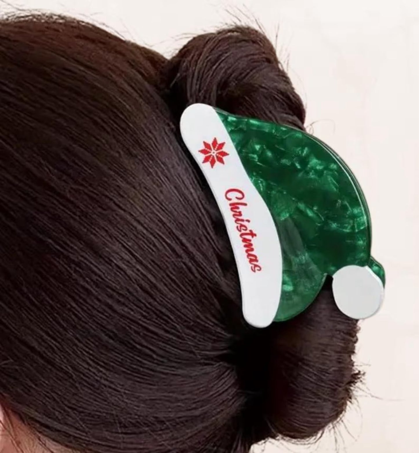 1 piece santa hat hair claw clip|hair clip|barrette|hair accessories