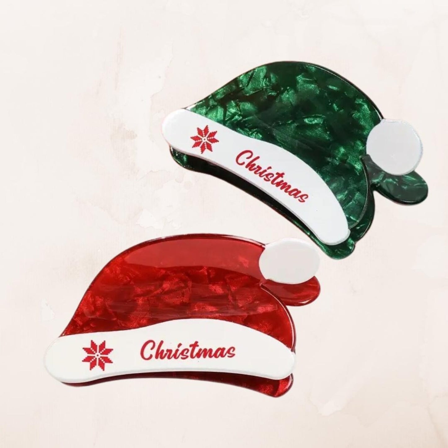 1 piece santa hat hair claw clip|hair clip|barrette|hair accessories