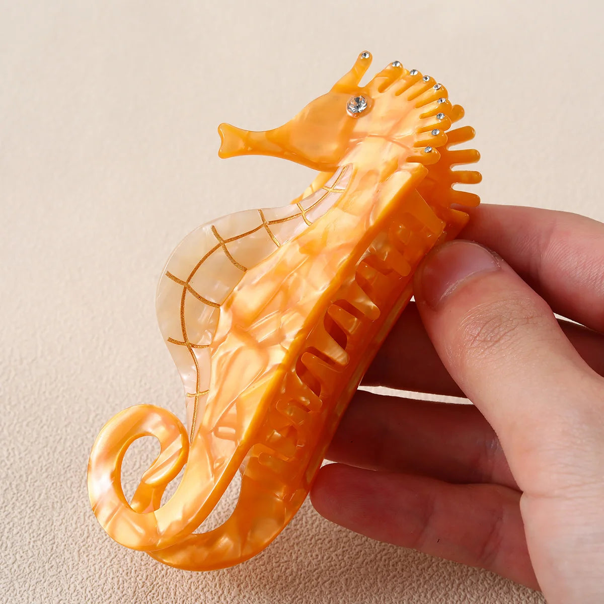 1 piece seahorse hair claw clip|hair clip|barrette|hair accessories