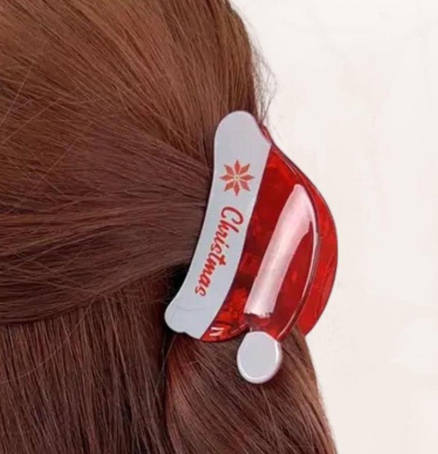 1 piece santa hat hair claw clip|hair clip|barrette|hair accessories