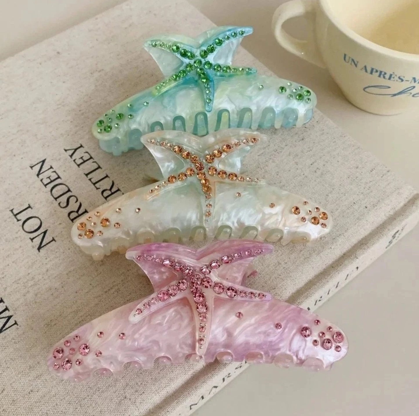 1 piece starfish hair claw clip|hair clip|barrette|hair accessories