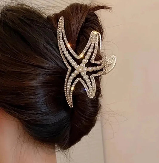 1 piece elegant starfish hair claw clip|hair clip|barrette|hair accessories