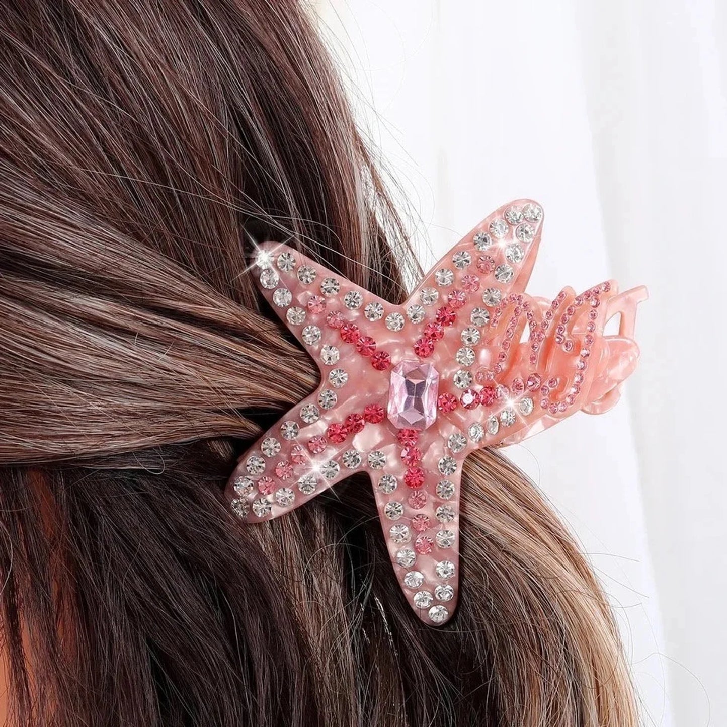 1 piece dazzled starfish hair claw clip|hair clip|barrette|hair accessories