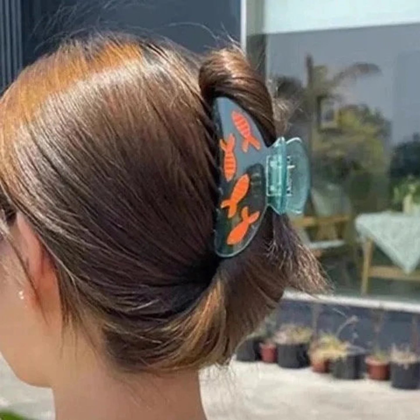 1 piece fish bowl hair claw clip|hair clip|barrette|hair accessories