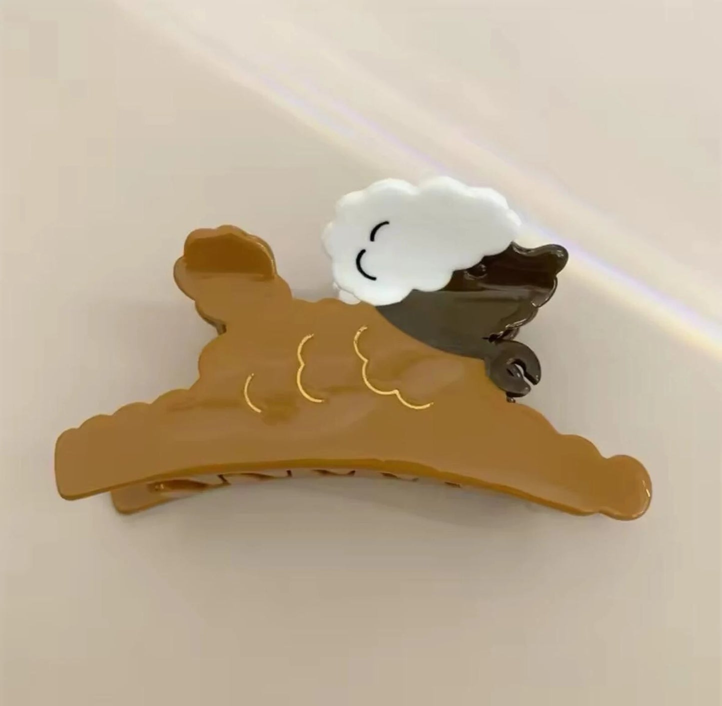 1 piece poodle dog hair claw clip|hair clip|barrette|hair accessories