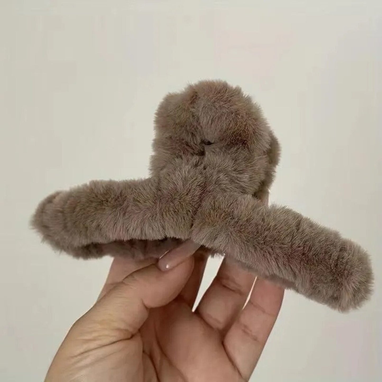 1 piece faux fur hair claw clip|hair clip|barrette|hair accessories