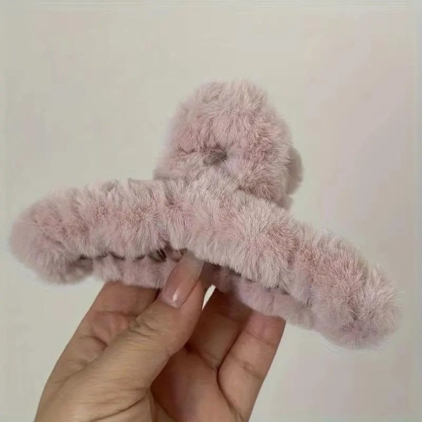 1 piece faux fur hair claw clip|hair clip|barrette|hair accessories