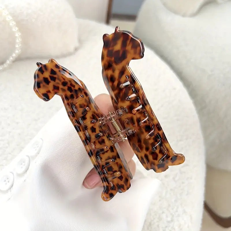 1 piece leopard hair claw clip|hair clip|barrette|hair accessories