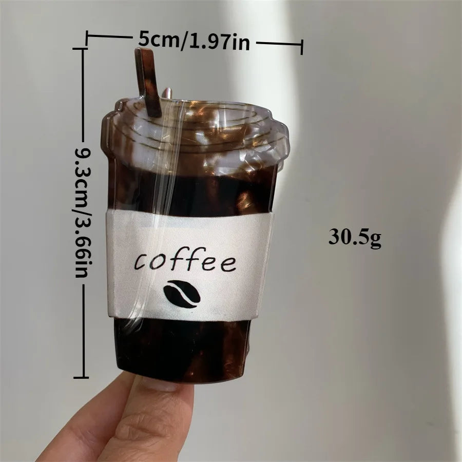 Coffee Cup Hair Claw