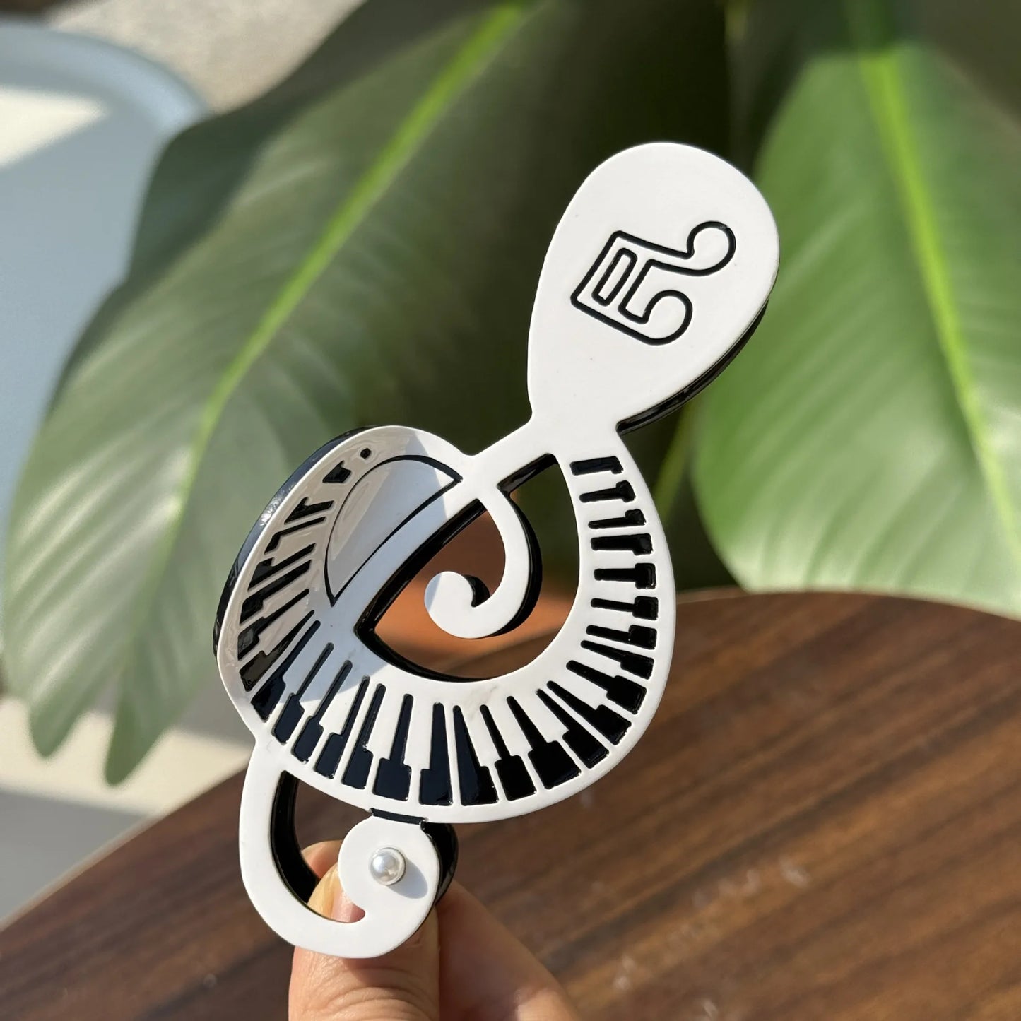 1 piece Music, Saxophone, keyboard piano hair claw clip|hair clip|barrette|hair accessories