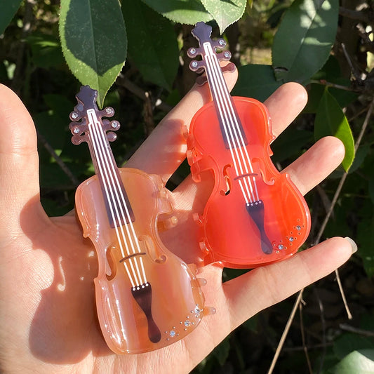 1 piece violin hair claw clip|hair clip|barrette|hair accessories