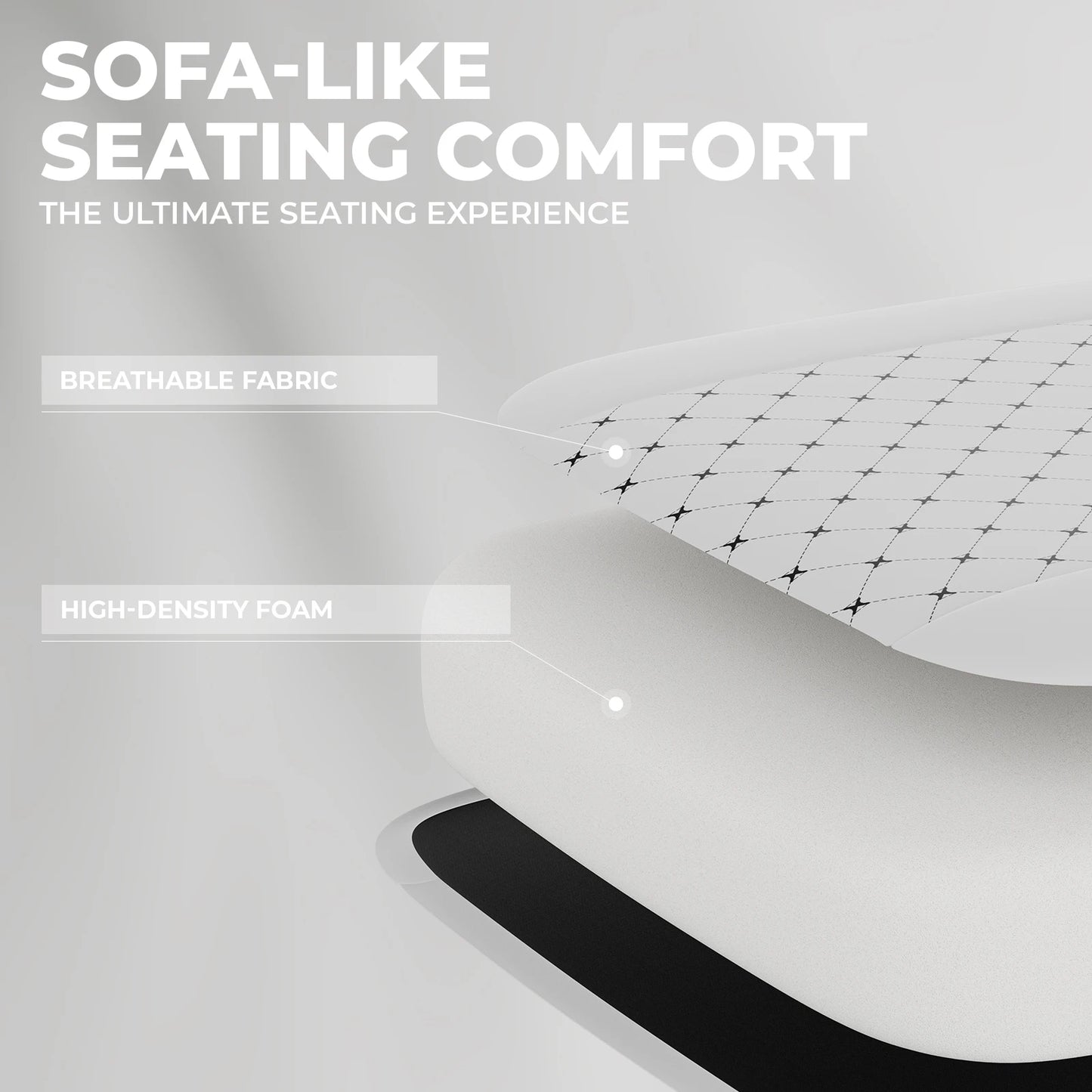 Ergonomic Gaming Chair with Footrest