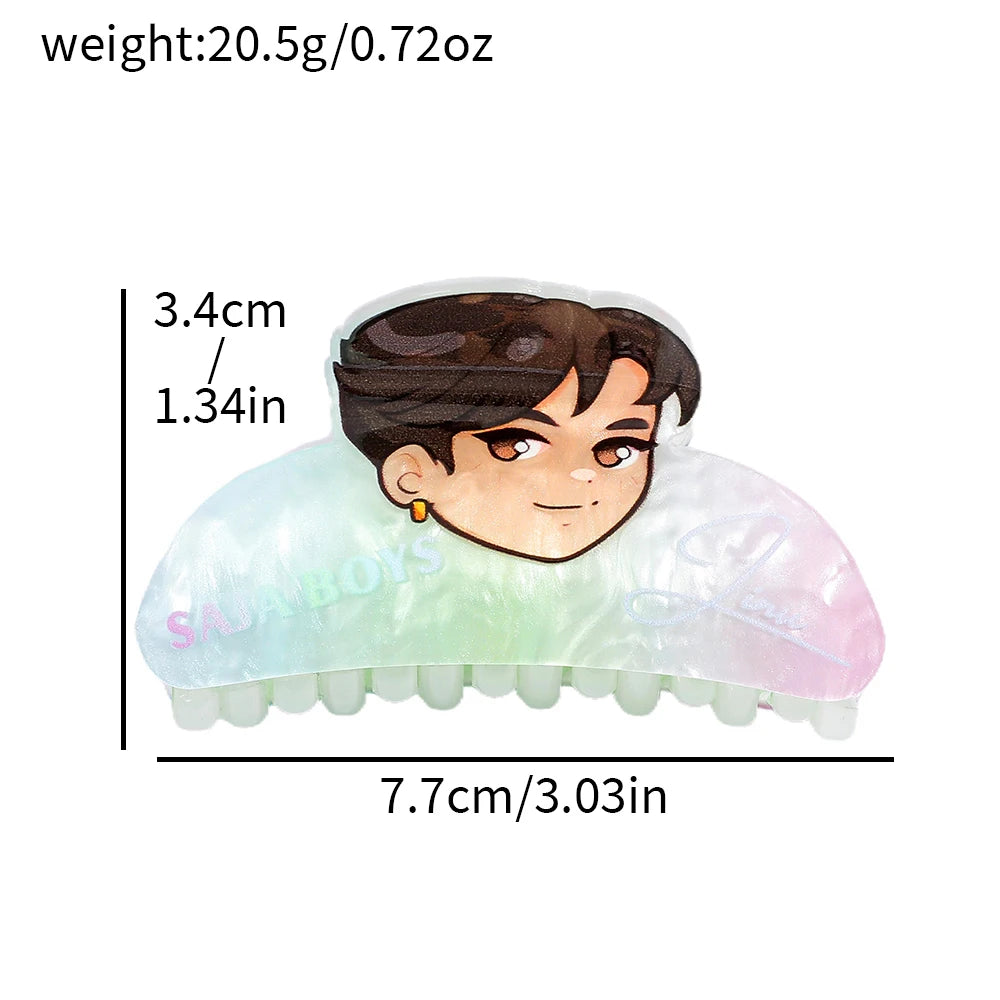 1 piece kpop hair claw clip|demon hair clip|barrette|hair accessories