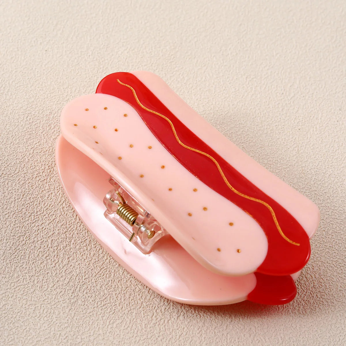 1 piece hot dog hair claw clip|hair clip|barrette|hair accessories