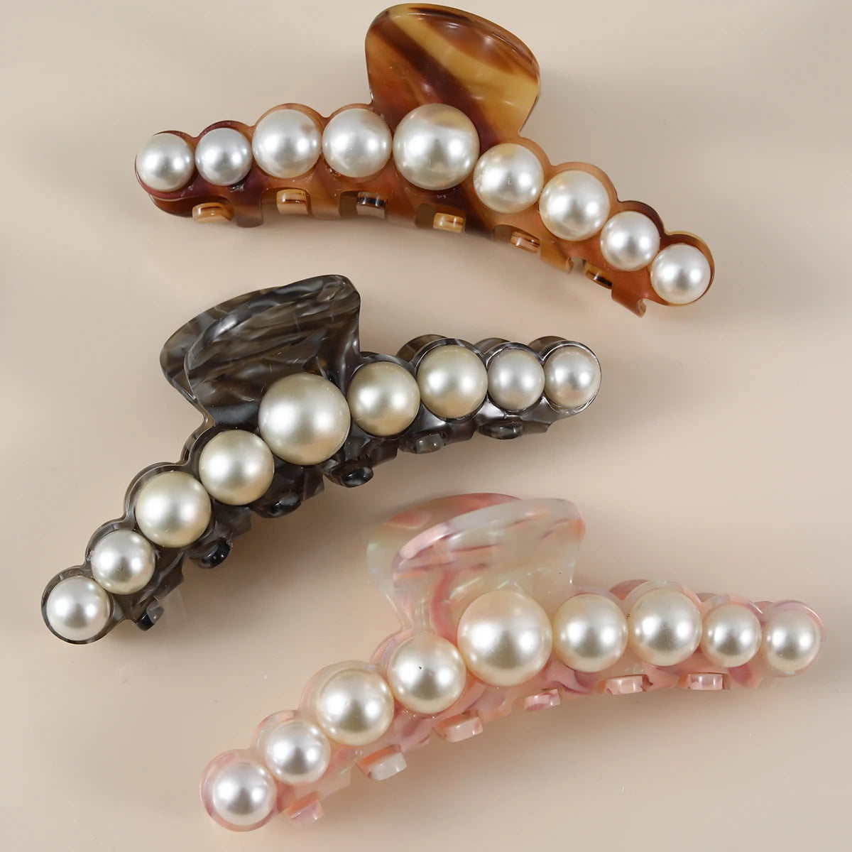 1 piece pearl hair claw clip|hair clip|barrette|hair accessories