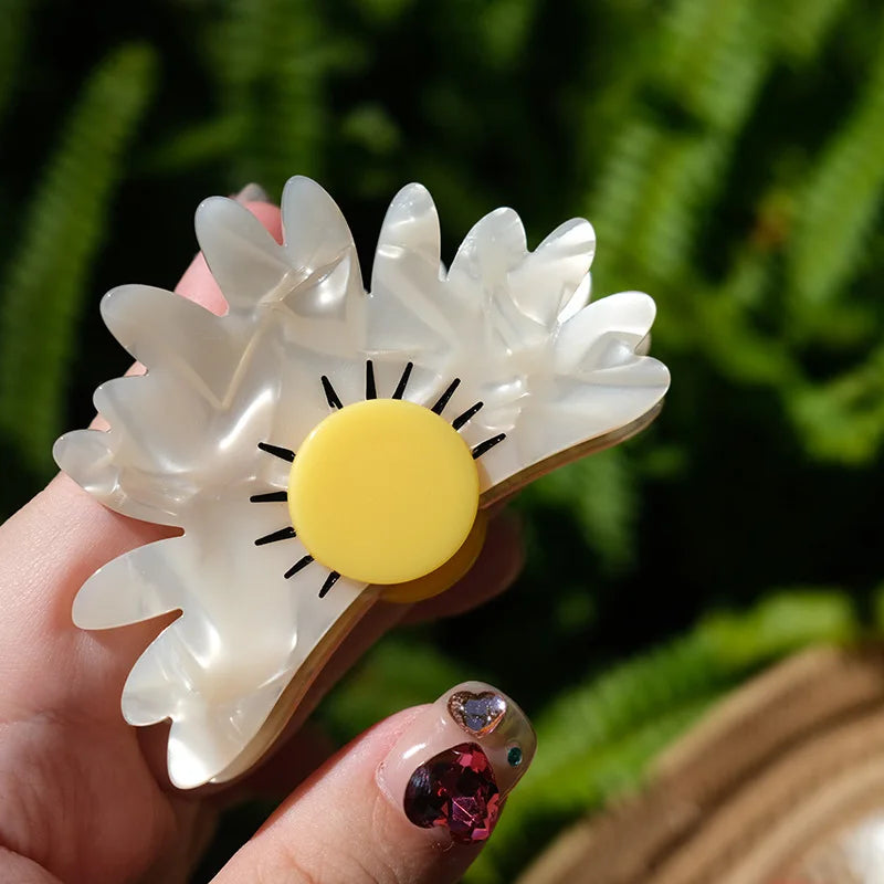1 piece Daisy flower hair claw clip|hair clip|barrette|hair accessories