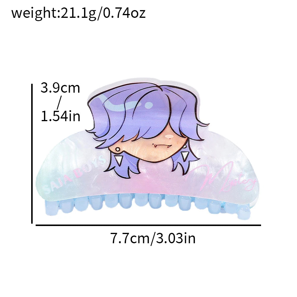 1 piece kpop hair claw clip|demon hair clip|barrette|hair accessories