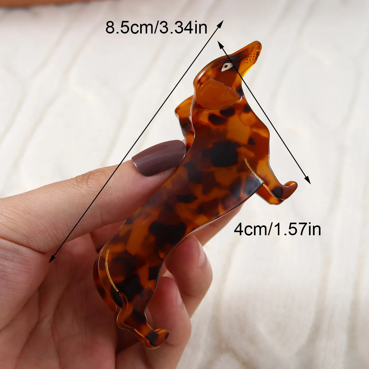 1 piece dog, hair claw clip|hair clip|barrette|hair accessories