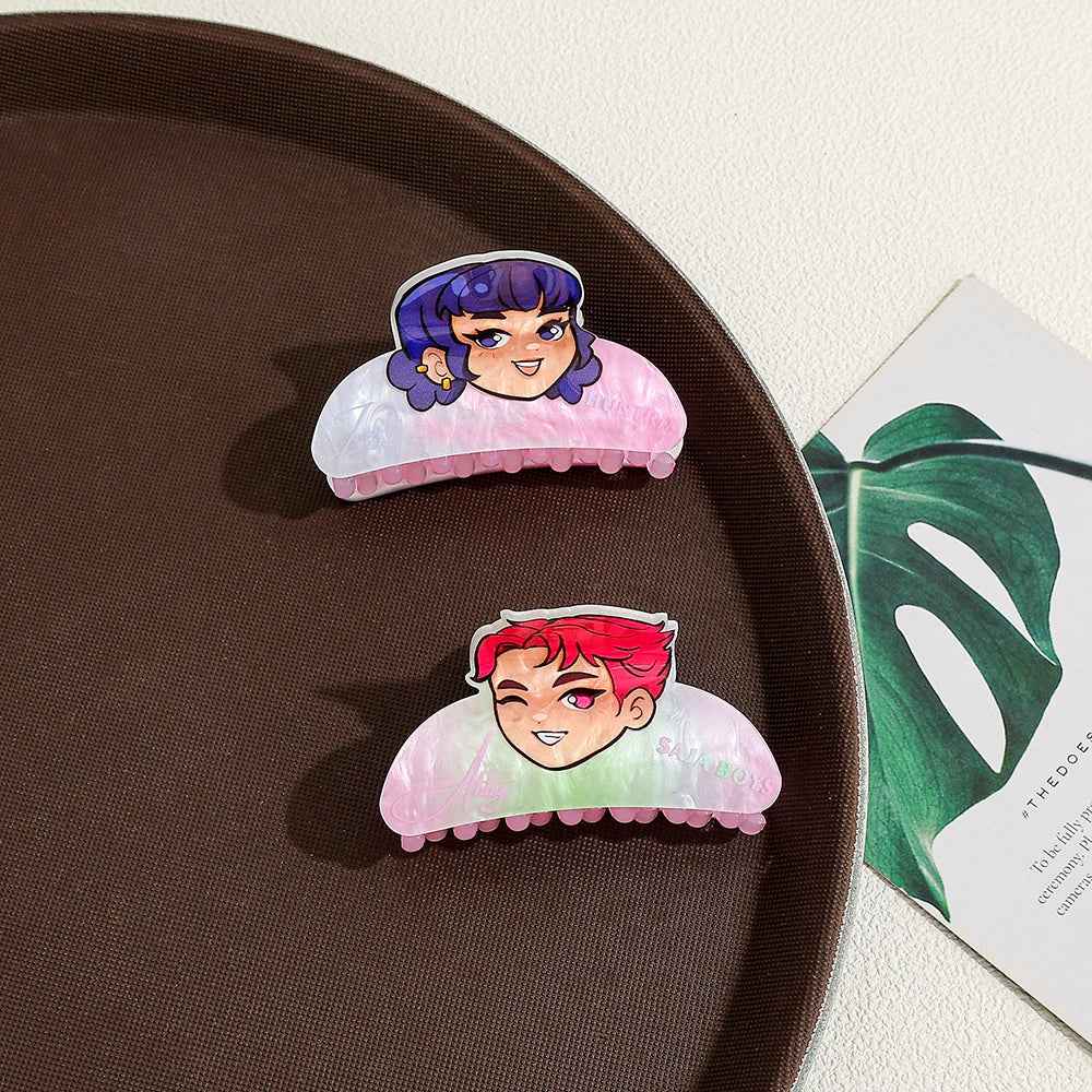 1 piece kpop hair claw clip|demon hair clip|barrette|hair accessories