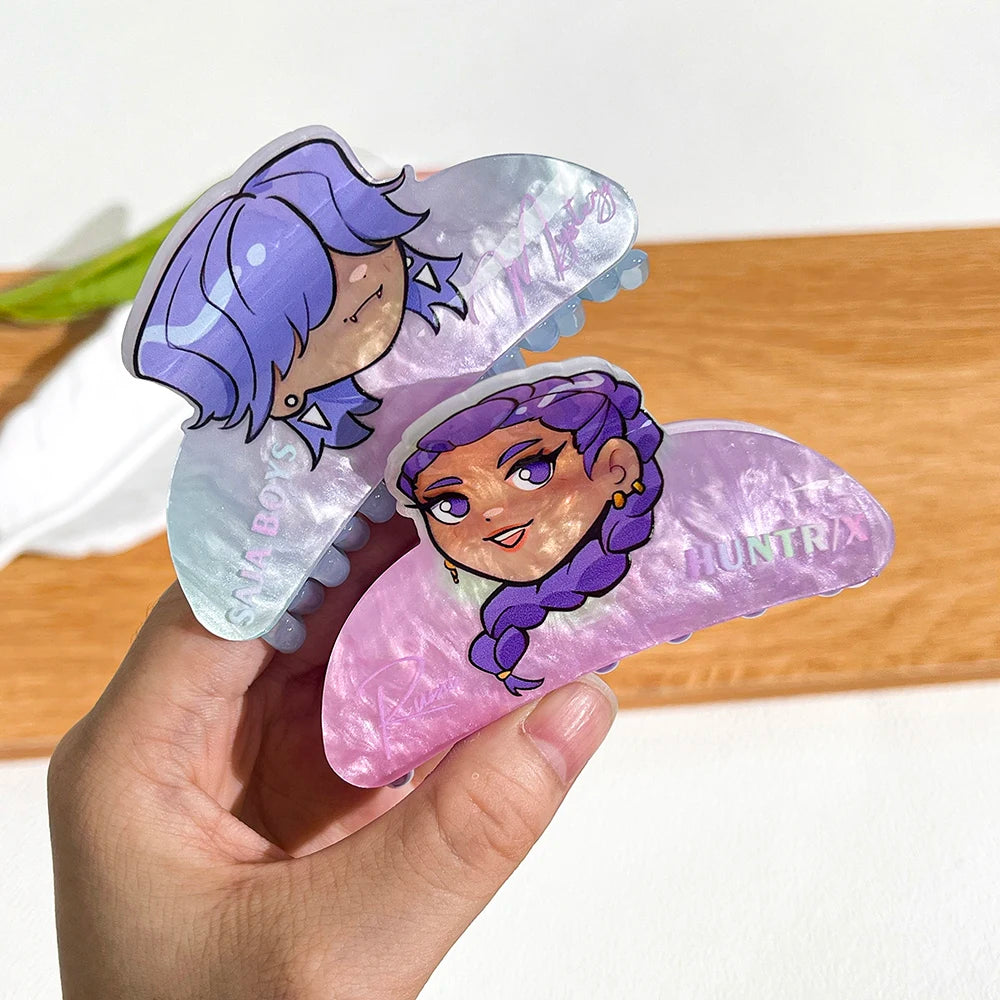 1 piece kpop hair claw clip|demon hair clip|barrette|hair accessories