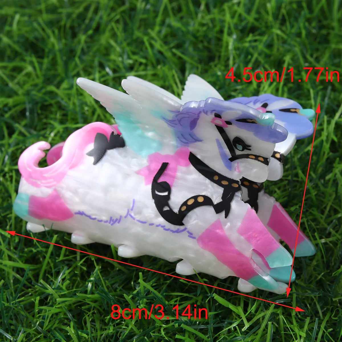 1 piece cards/ unicorn hair claw clip|hair clip|barrette|hair accessories