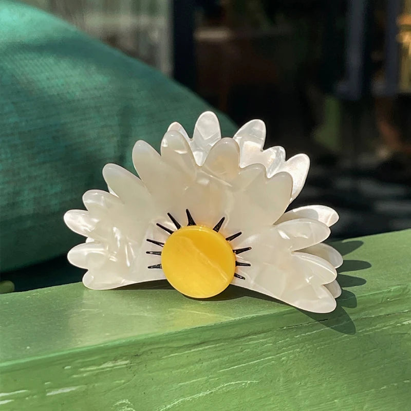 1 piece Daisy flower hair claw clip|hair clip|barrette|hair accessories