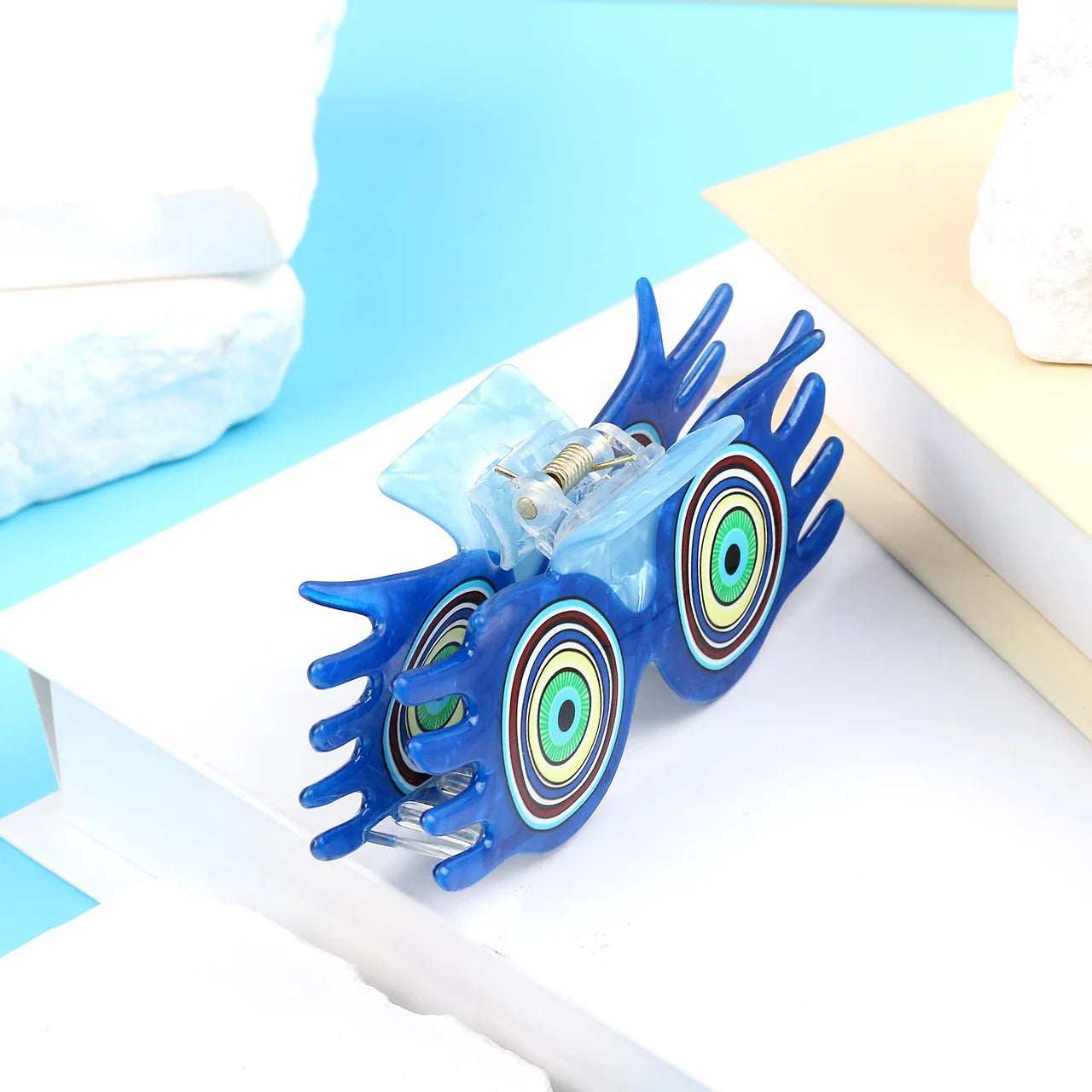 1 piece cartoon eye glasses hair claw clip|harry hair clip|barrette|hair accessories