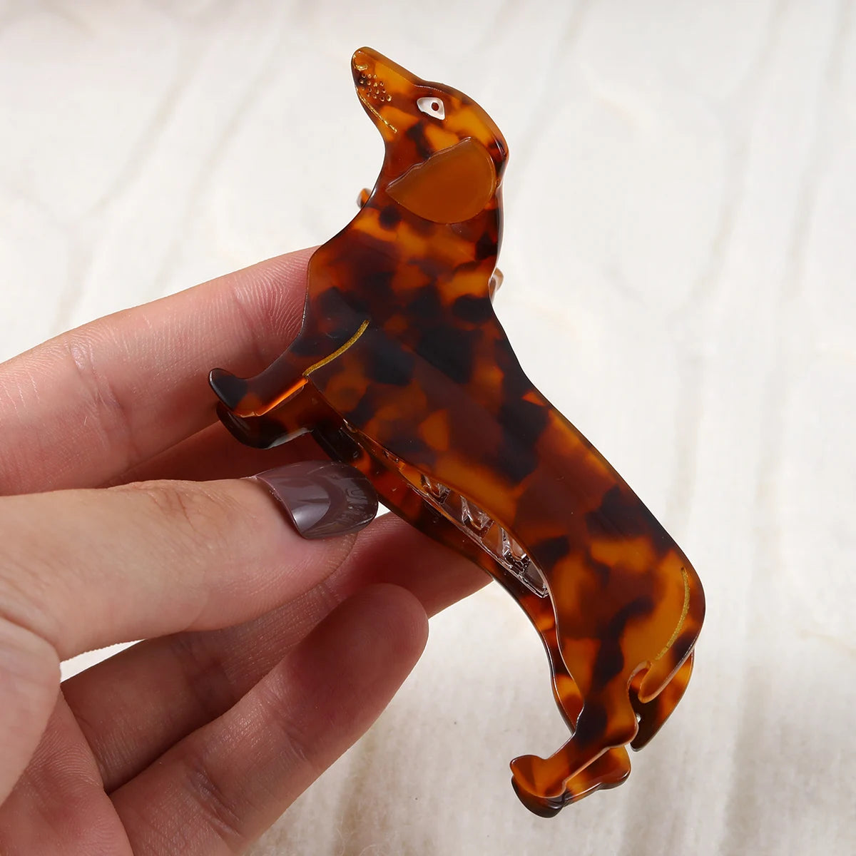 1 piece dog, hair claw clip|hair clip|barrette|hair accessories