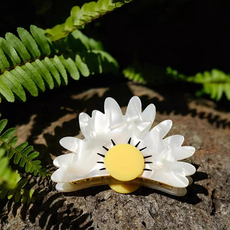 1 piece Daisy flower hair claw clip|hair clip|barrette|hair accessories
