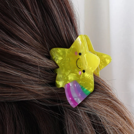 1 piece star hair claw clip|hair clip|barrette|hair accessories