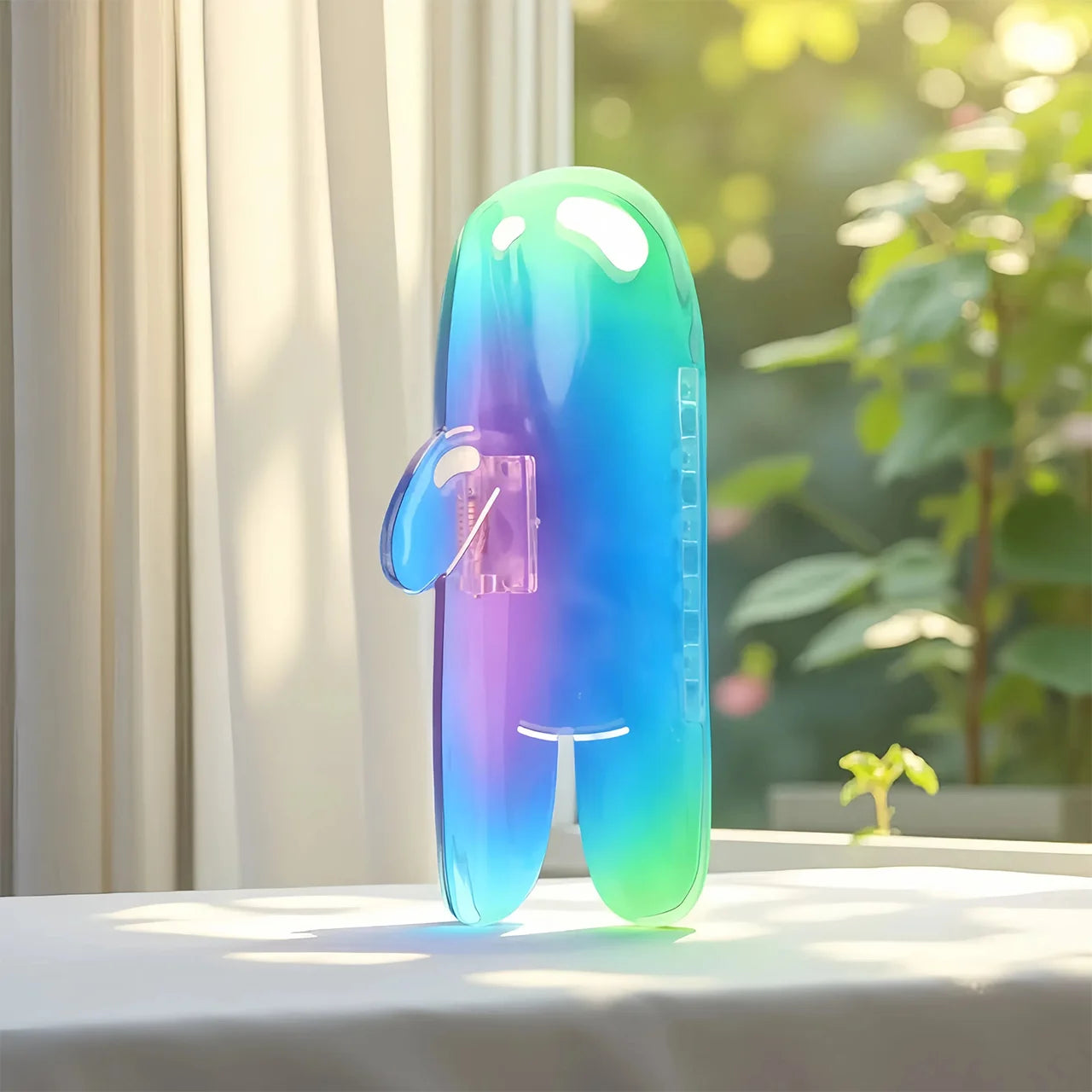 1 piece iridescent color bubble buddy hair claw clip|hair clip|barrette|hair accessories