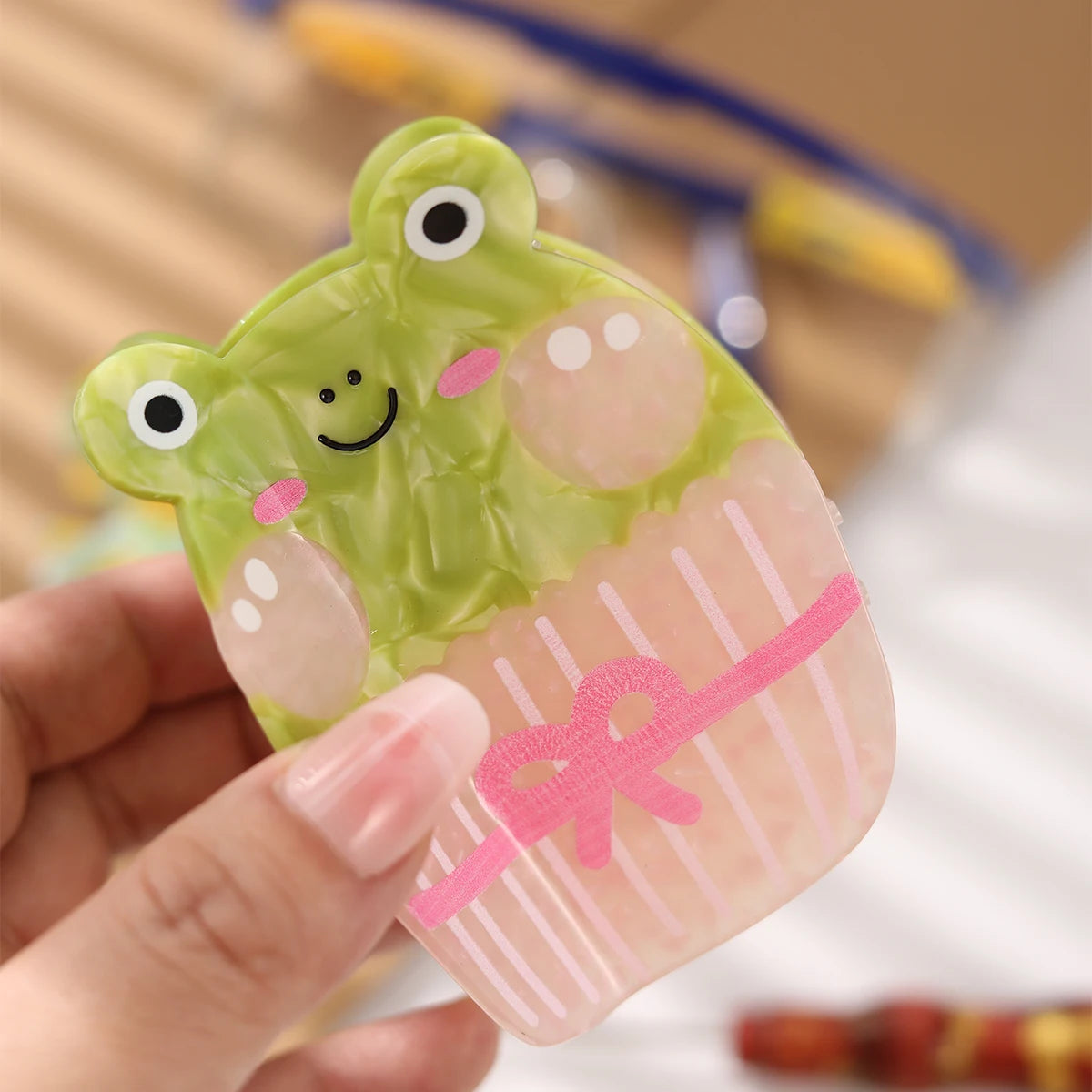 1 piece frog hair claw clip|hair clip|barrette|hair accessories