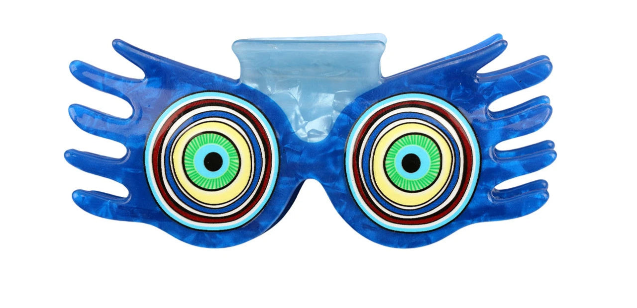 1 piece cartoon eye glasses hair claw clip|harry hair clip|barrette|hair accessories