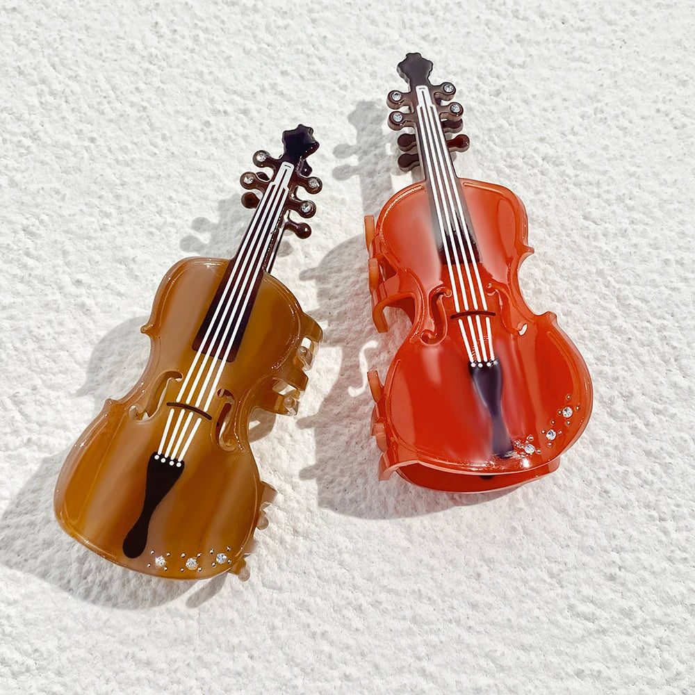 1 piece violin hair claw clip|hair clip|barrette|hair accessories