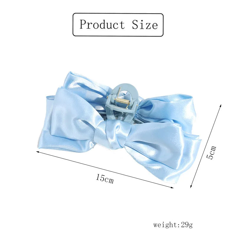 1 piece boho bow bandana fabric hair claw clip|hair clip|barrette|hair accessories