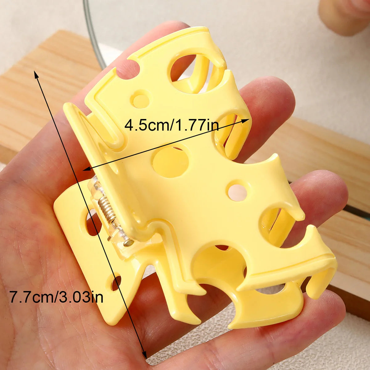 1 piece cheese hair claw clip|hair clip|barrette|hair accessories