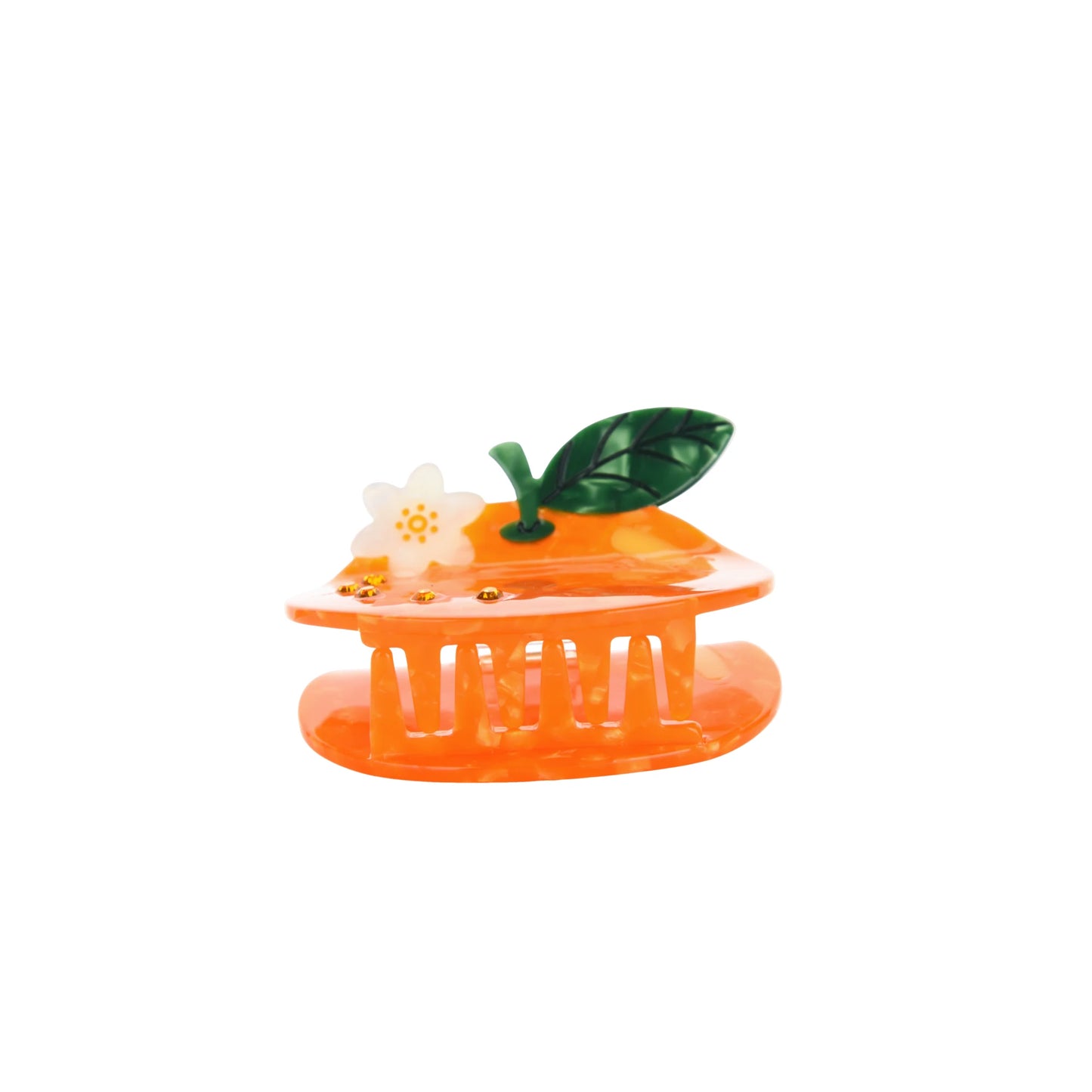 Orange Fruit Hair Claw Clip